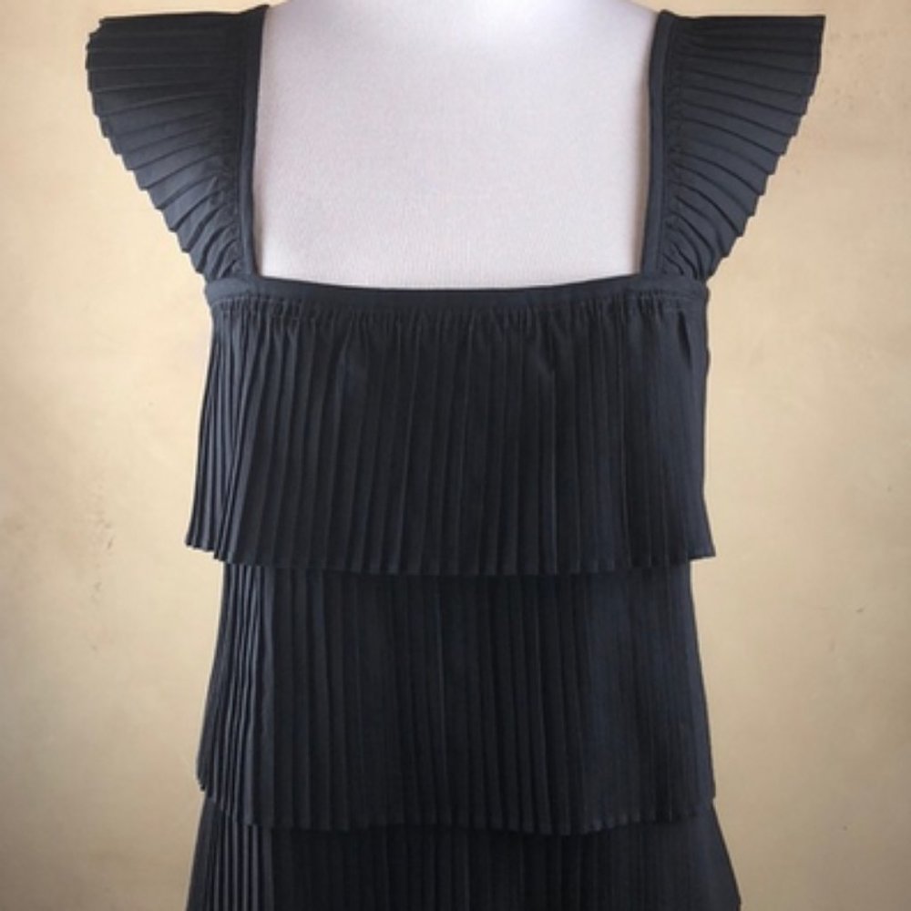 Jcrew  Layered Pleated Tank Top